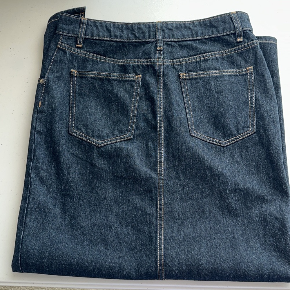 NWT Lioness Dark Blue Denim Skirt Size Small. - Picture 13 of 14